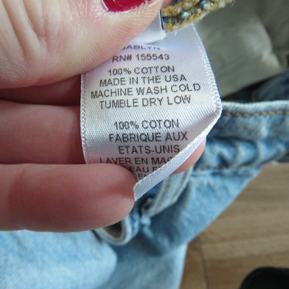 COPY - SABLYN Sammy Straight Leg High Rise Jeans in Azure Light Wash - Size 28 - Picture 12 of 16